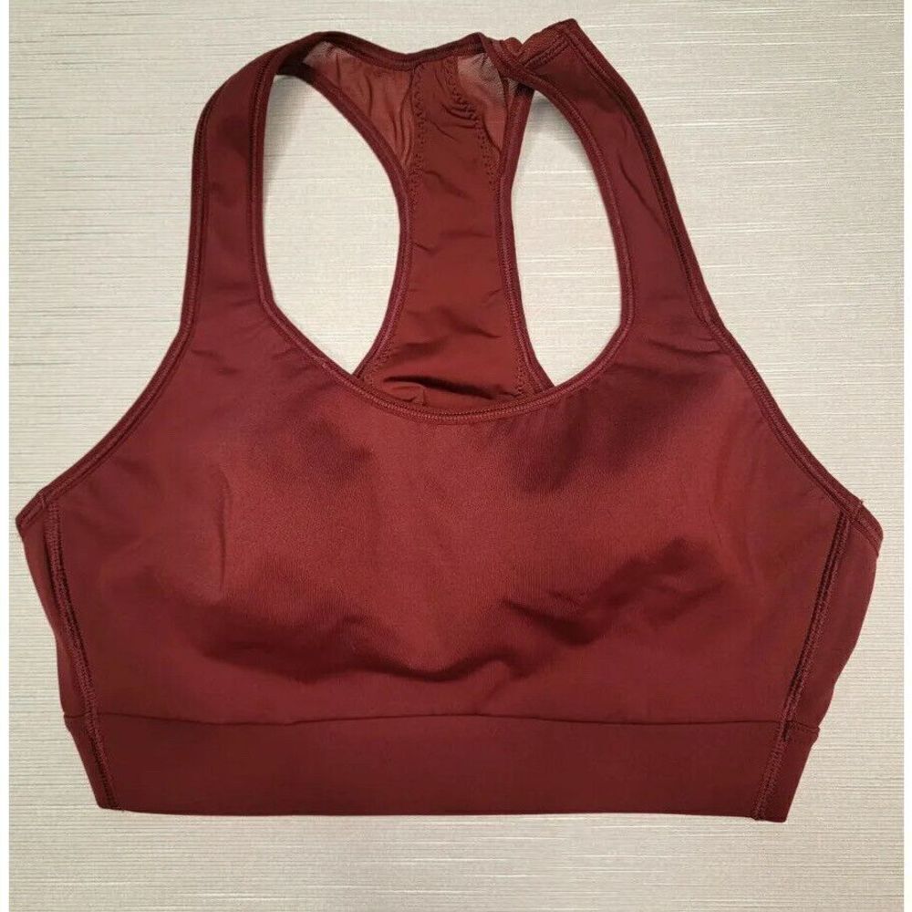 Athleta Sports‎ bra 38B/C  Unlined Pullover Mesh Athletic WorkOut Sienna